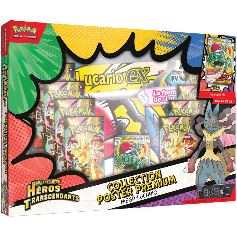 Collection Poster Premium Méga-Lucario EX